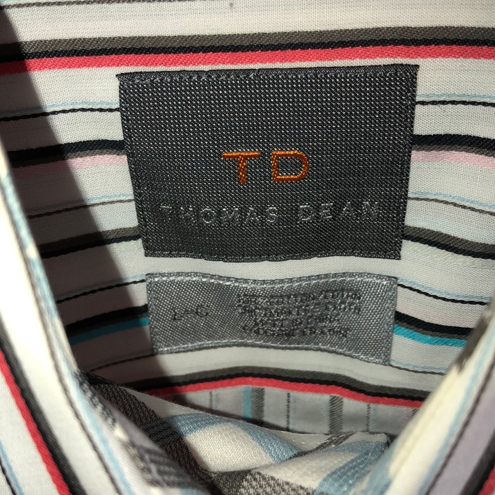 Thomas Dean Button Down. Size Large. - image 2